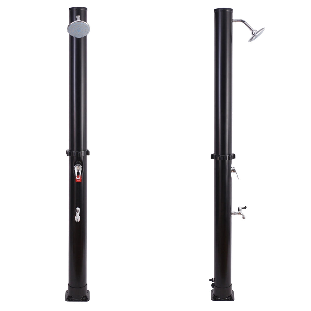 Doccia solare MOOREA nero 18L