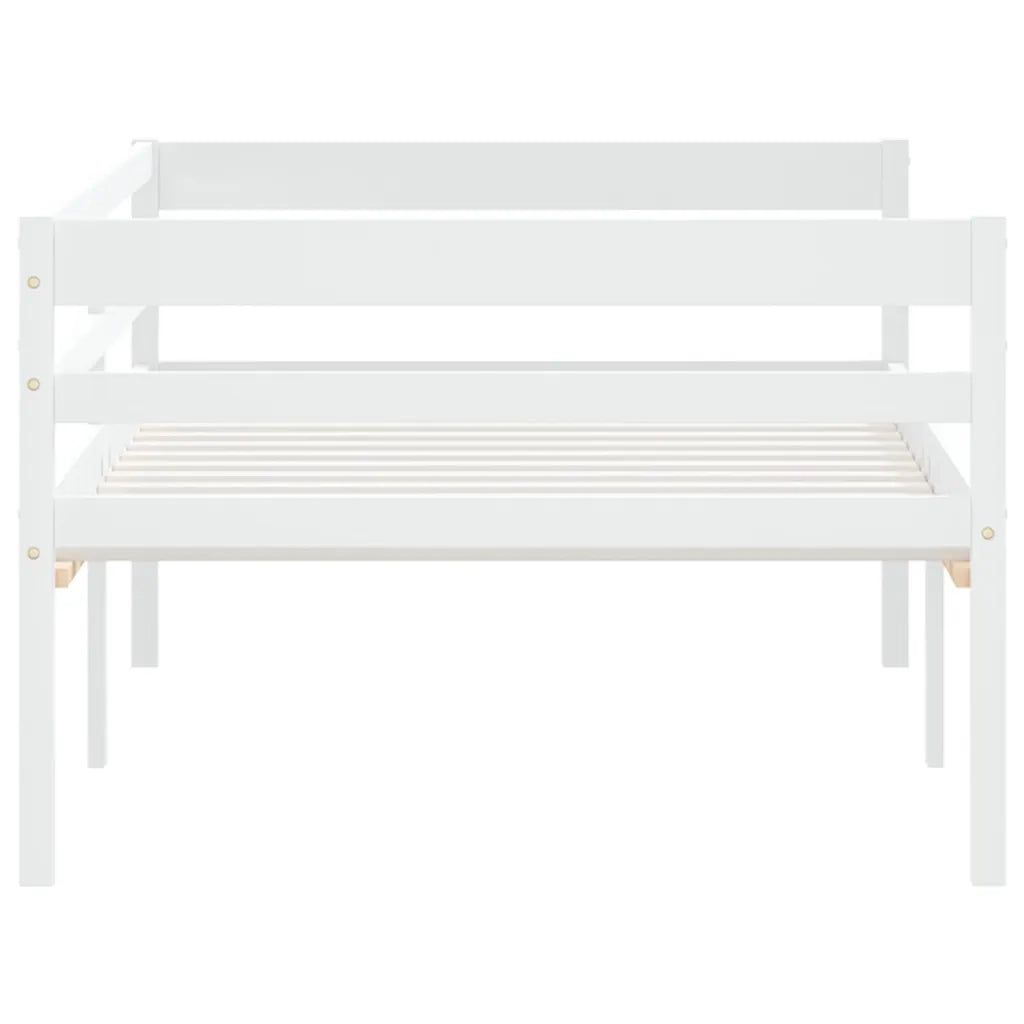Dormeuse Estraibile senza Materasso Bianca Legno Pino 90x200 cm 322052