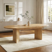 TAVOLO DA PRANZO ALLUNGABILE 18 mm MDF EFFETTO ROVERE