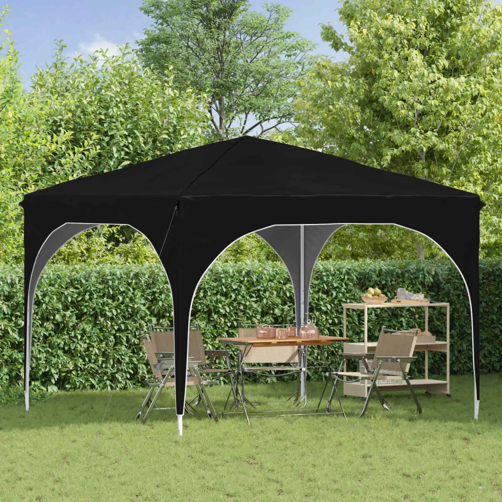 Tenda per feste a pop-up 290 x 290 x 245 cm Nero 42019854