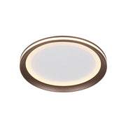 Plafoniera LED rotonda 18W 3CCT caffè/bianco Artizo Italux