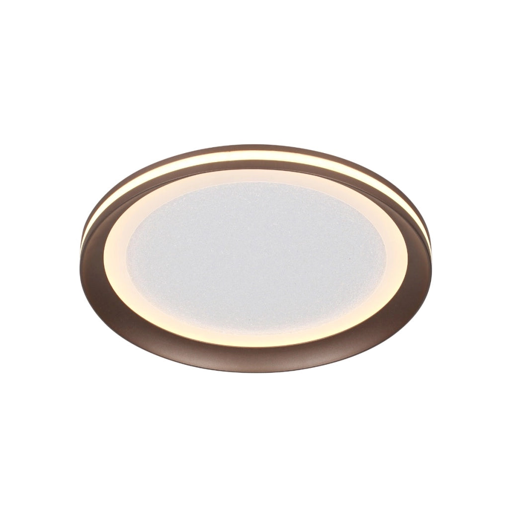 Plafoniera LED rotonda 18W 3CCT caffè/bianco Artizo Italux