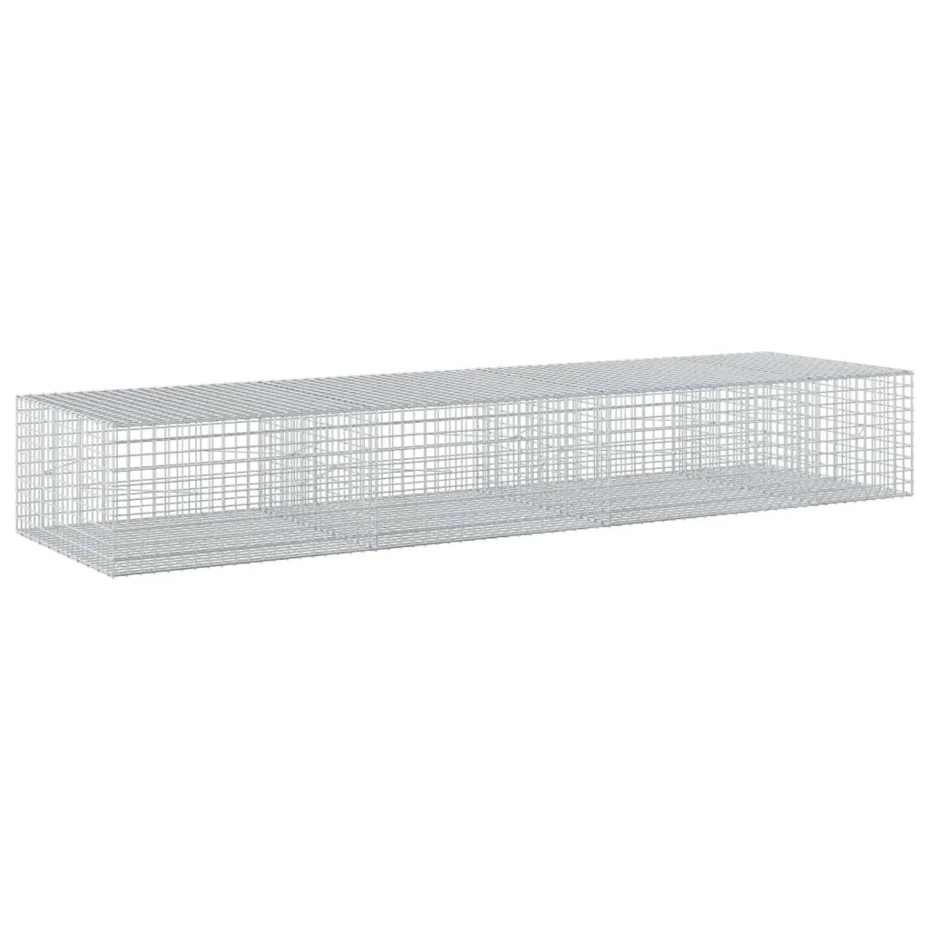 Gabione con filo da 5 mm e rete da 5x5 cm 350x100x50 cm 3464329
