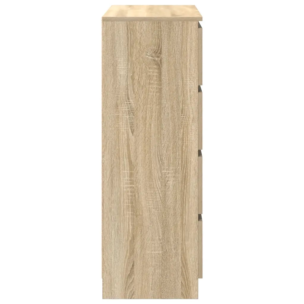 Credenza-Buffet-Armadio da cucina Rovere Sonoma 80x35x99 cm in Legno Multistrato