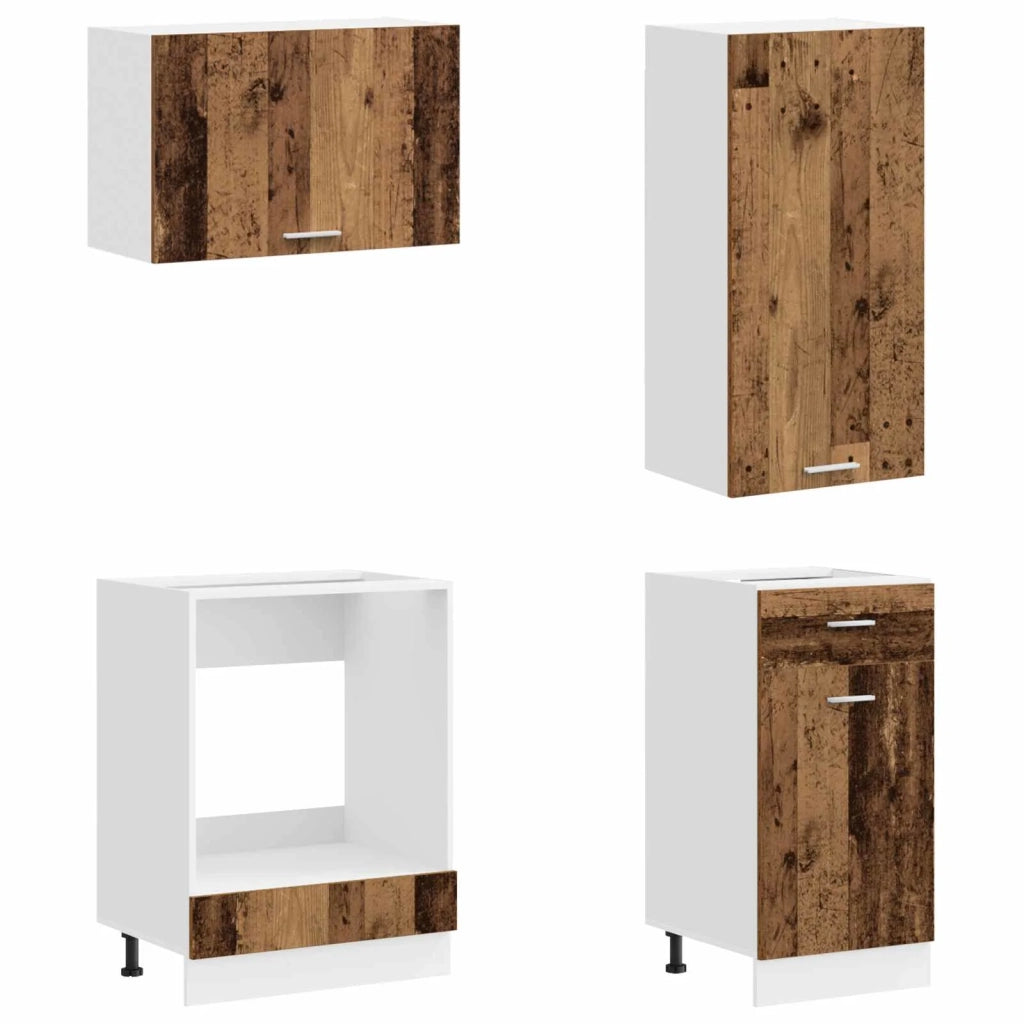 Unità Cucina LYON 8 pz Legno antico Legno ingegnerizzato 3438209