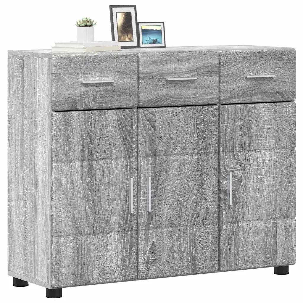 Credenza con porta FLORIN Grigio Sonoma 88,5 x 30,5 x 73 cm