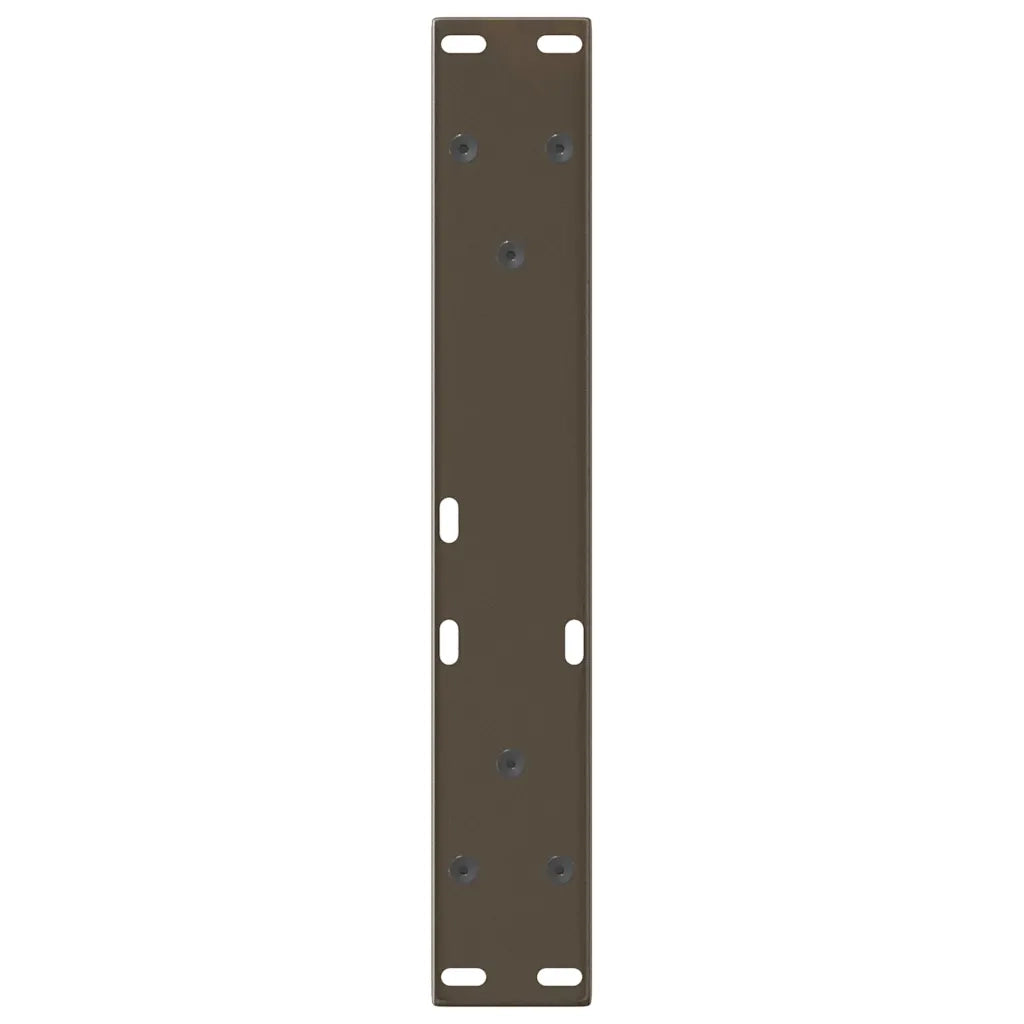 Gambe per Tavolino da CaffÃ¨ a Forma di V 2 pz Acciaio Naturale 30x(30-31,3) cm Acciaio