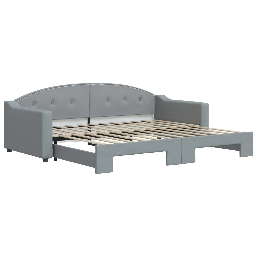 Divano Letto con Letto Estraibile Grigio Chiaro 90x200 Tessutocod mxl 130590