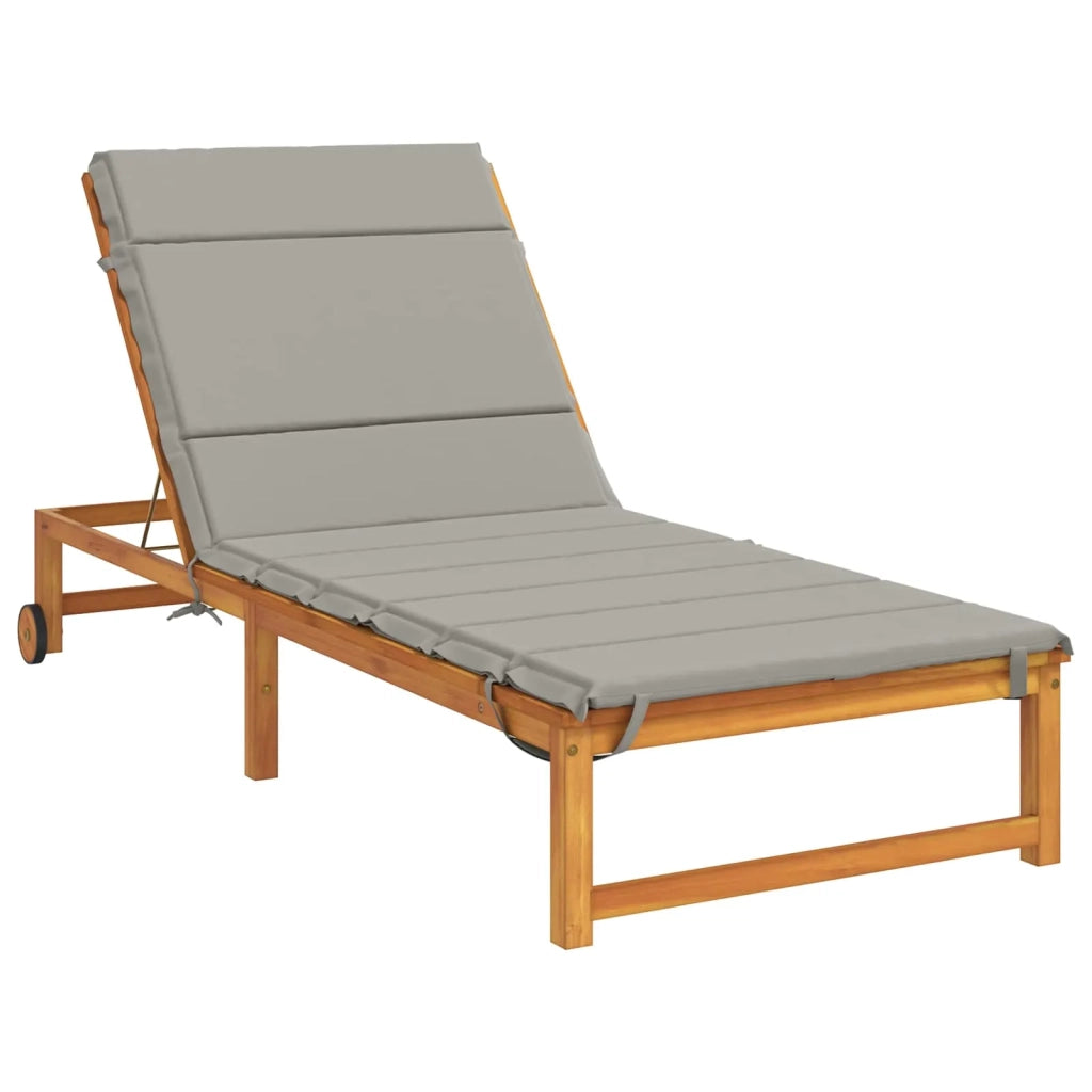 Cuscino per Lettino GEMERT 100% Poliestere Grigio 948548