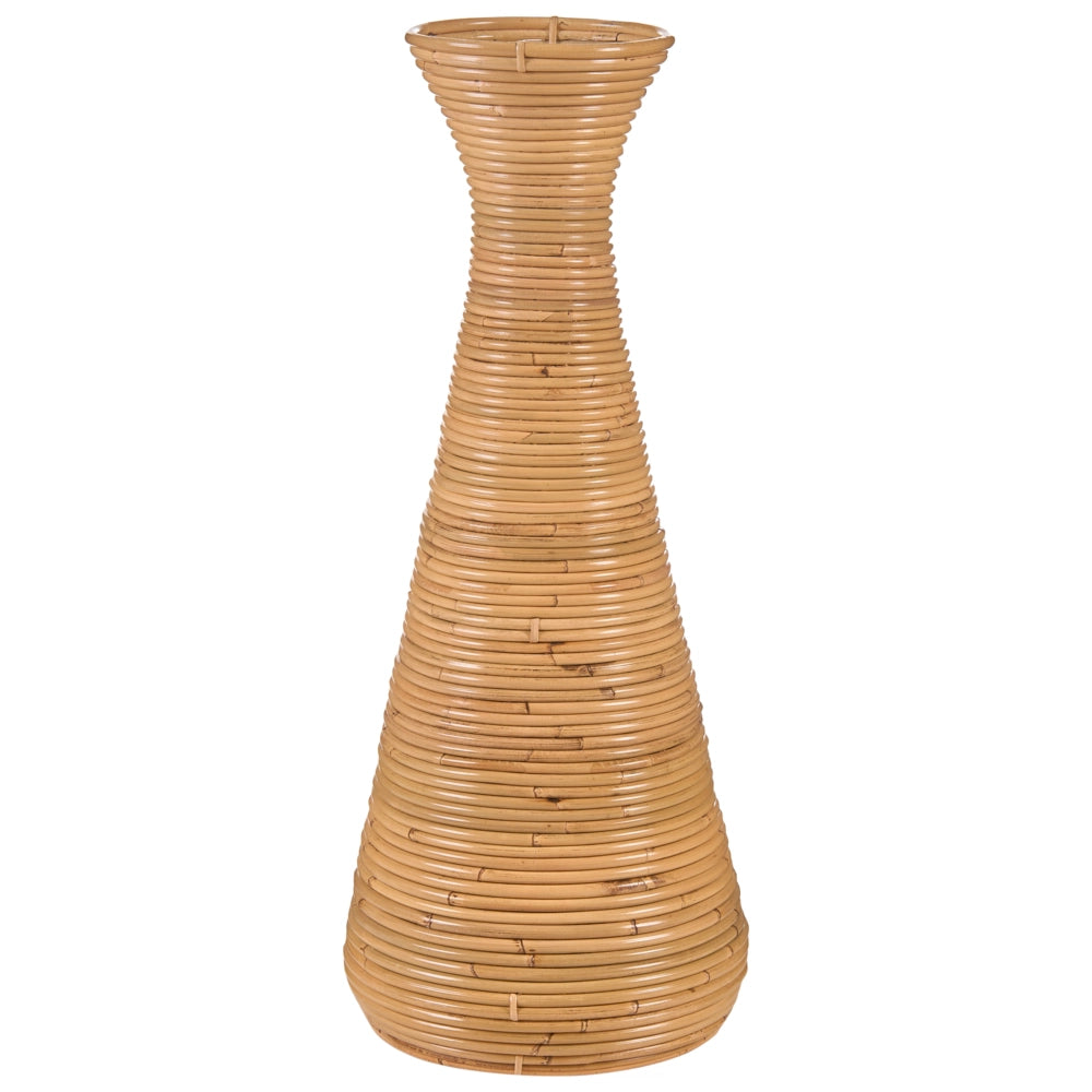 Vaso decorativo in rattan naturale 70 cm stile boho rustico decorazione per la casa