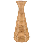 Vaso decorativo in rattan naturale 70 cm stile boho rustico decorazione per la casa