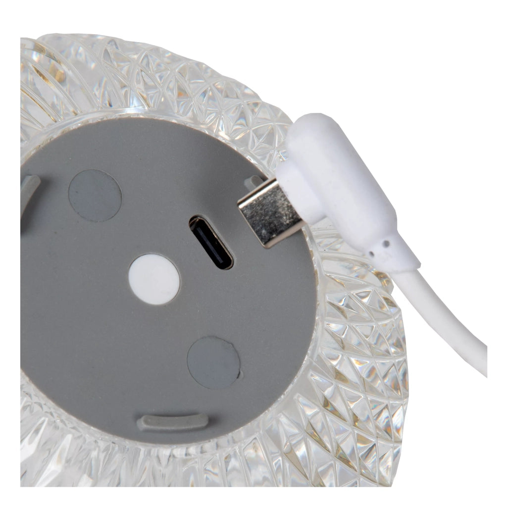 Lampada da tavolo glamour sfera 11 cm LED touch Lucide