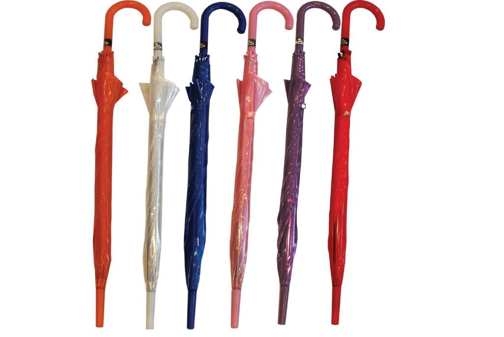 Ombrello da Pioggia in Pvc Automatico Trasparente Alice Gatti Vari Colori
