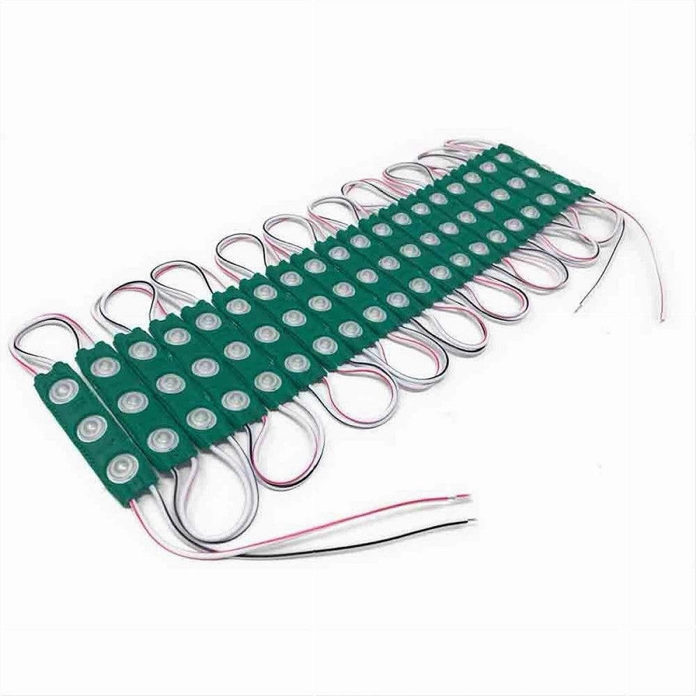 Trade Shop - Modulo Led 12v 20 Strisce 2835 Insegne Tabelle Vari Toni Luce Ip65 Abt-2835-6114 -