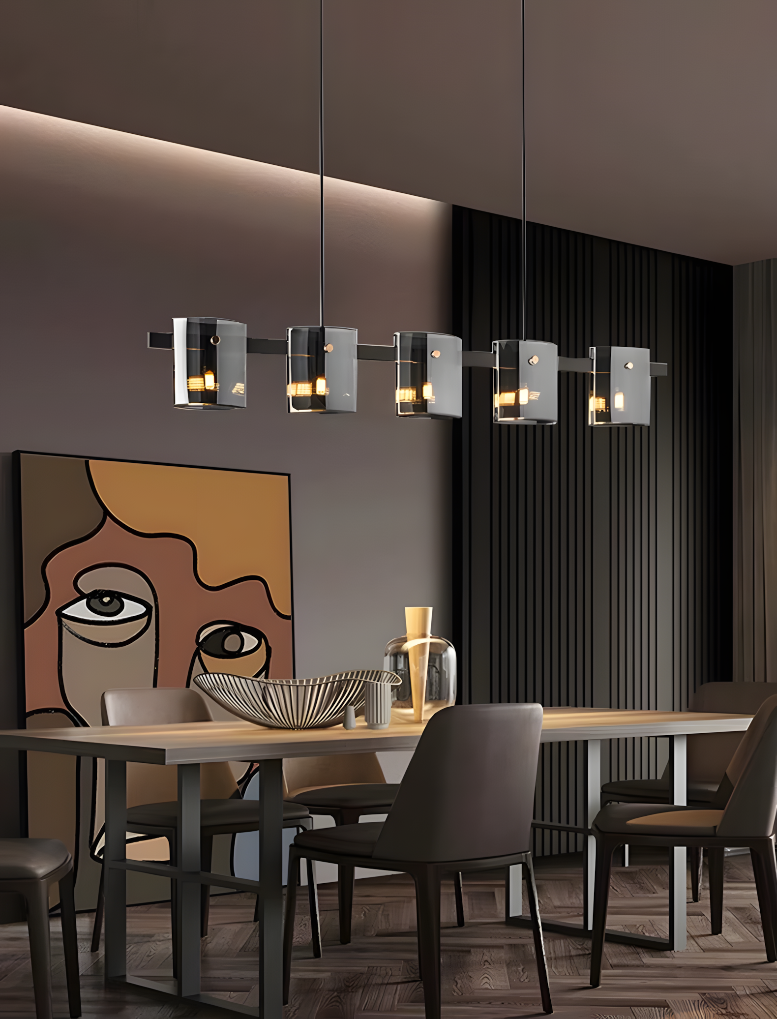 Lampada Da Soffitto APP1706-5CP Grey G9