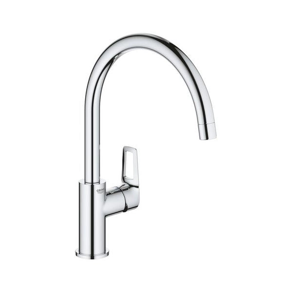 Miscelatore lavello grohe 31374001 start loop cromo starlight