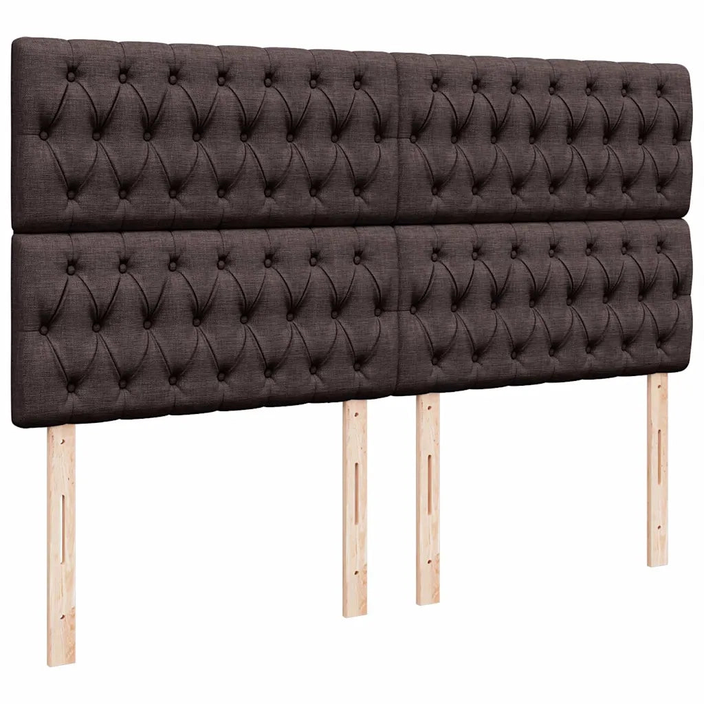 Struttura Letto Pouf con Materassi 200x200 cm in Tessuto 3313268