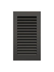 Griglia di ventilazione per camino Nera- Hide Verticale 30x17