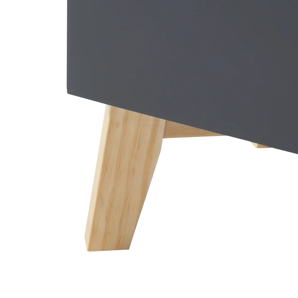 Mobiletto/scaffale per bagno grigio 86 x 30 x 30 cm 03_0008884