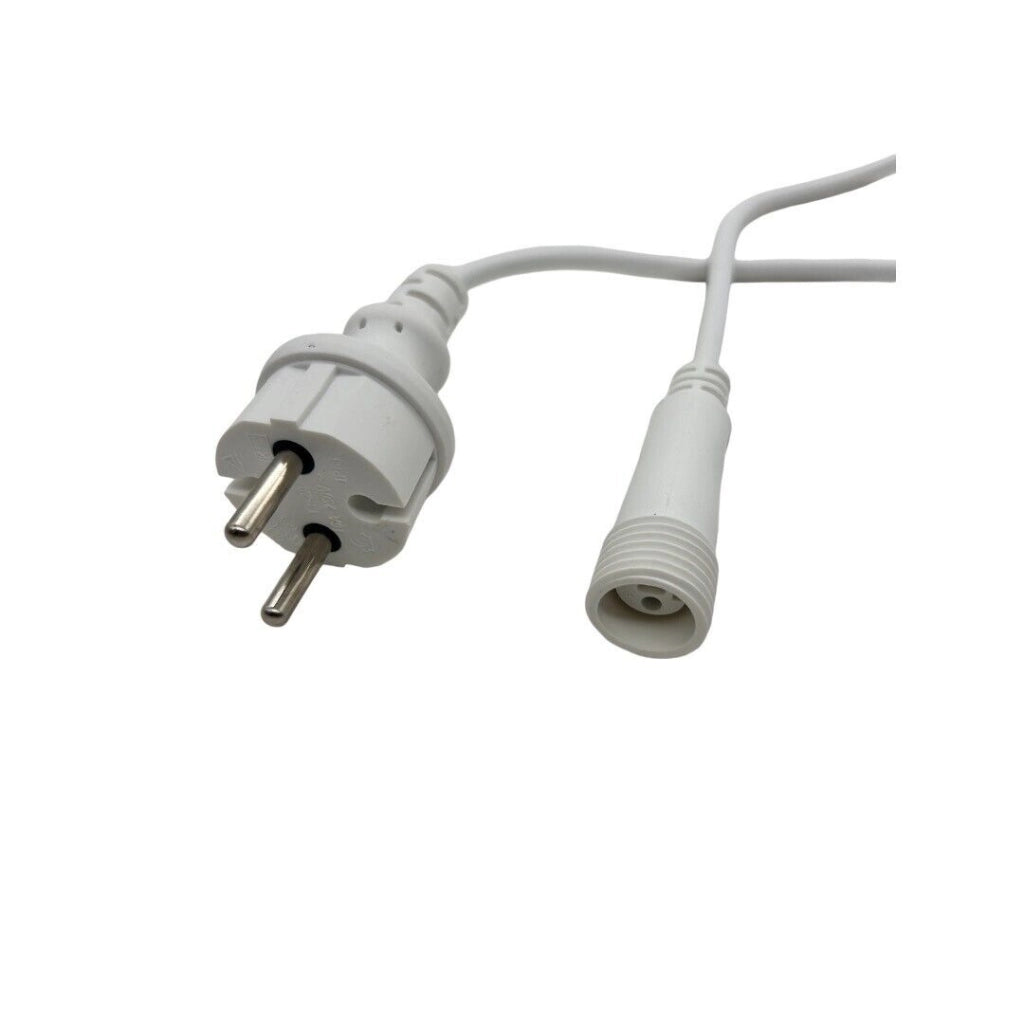 Tenda Luminosa Natale 92 LED da 3MT Prolungabile Esterno Luce Calda + Flash