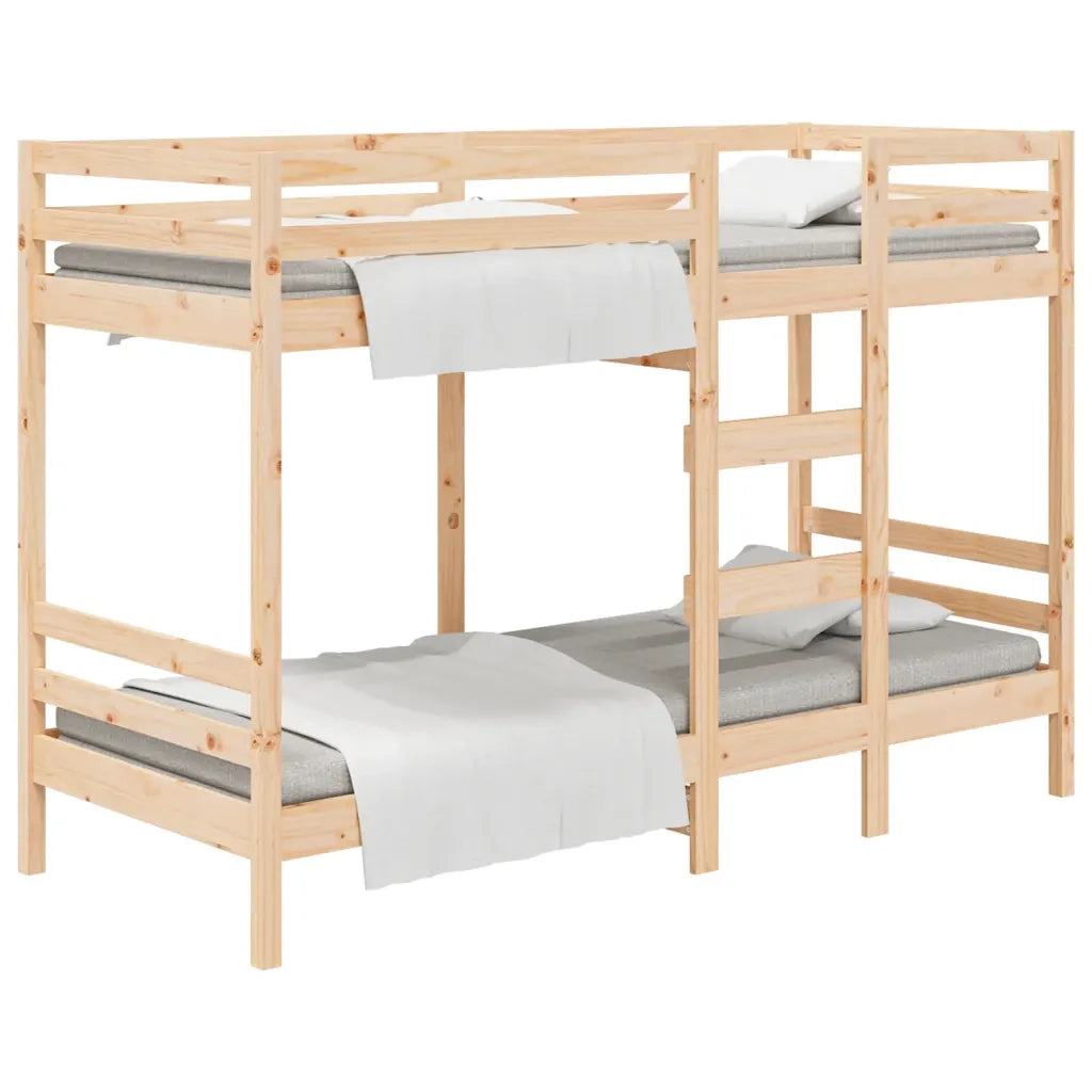 Letto a Castello 90x190 cm in Legno Massello di Pino cod mxl 58891