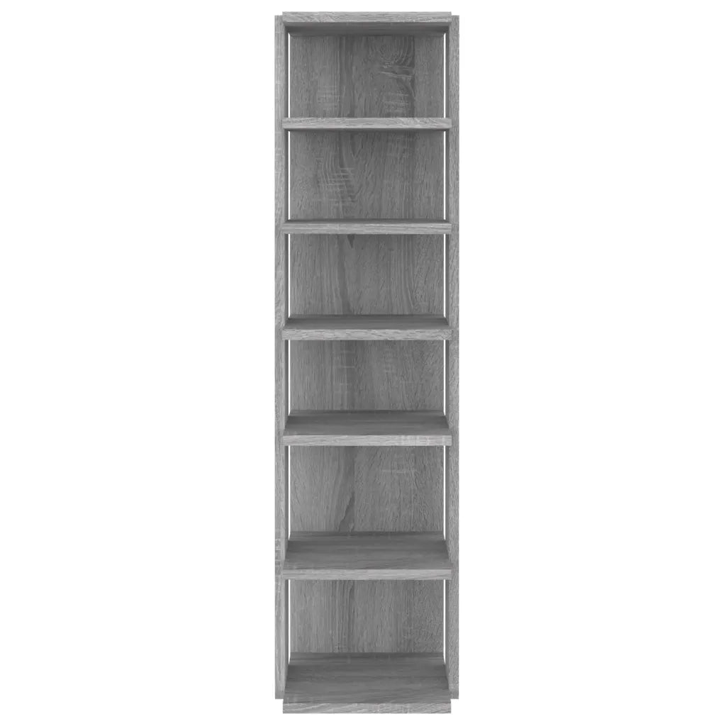 Scarpiera Grigio Sonoma 27,5x27x102 cm in Legno Multistrato 815974