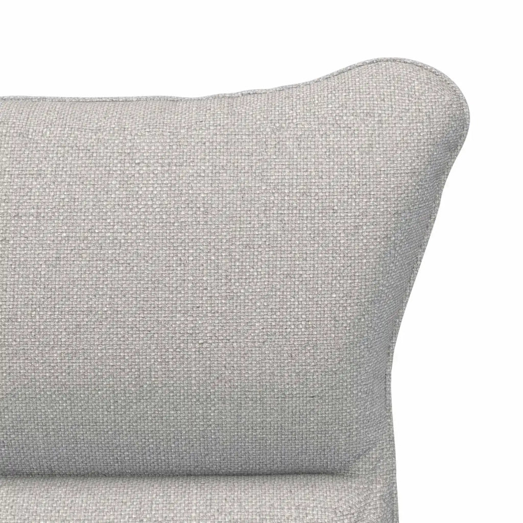 Poltrona-Divano Sedia-Poltroncina Grigio Nuvola Tessuto e compensato
