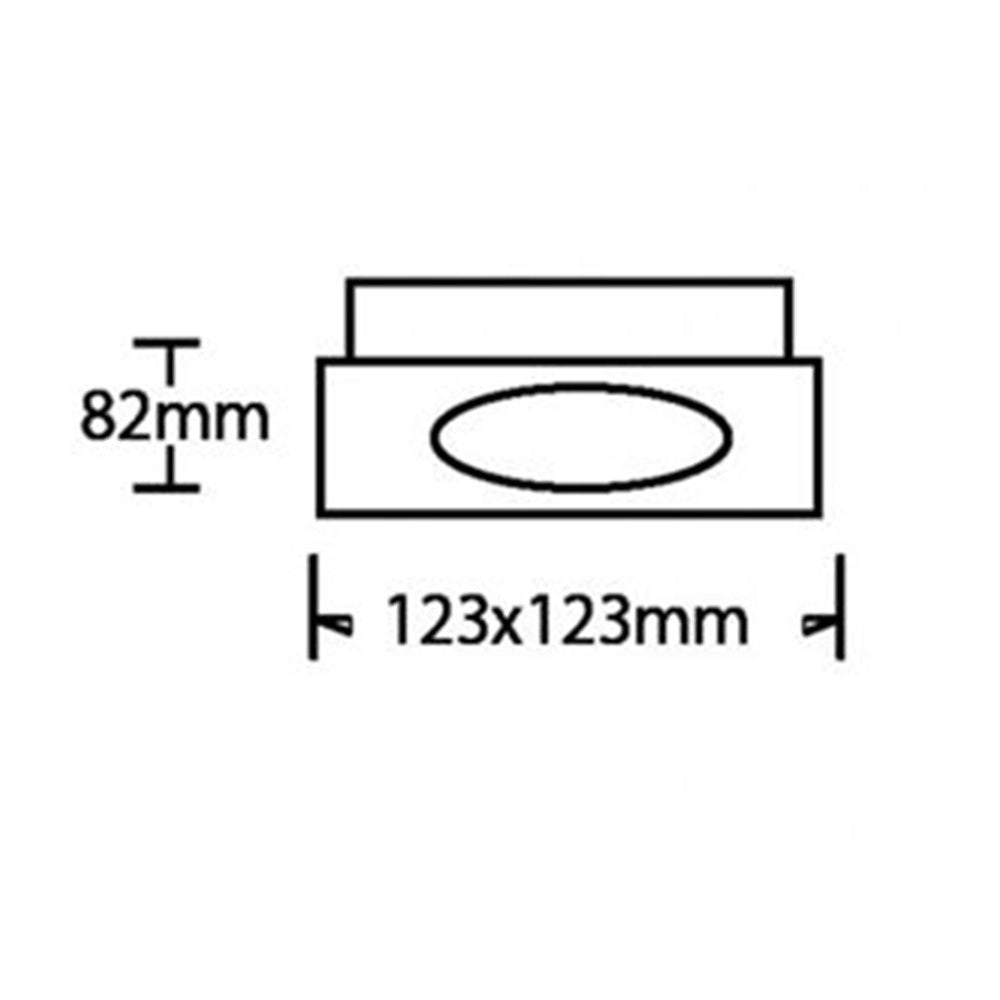 Trade Shop - Porta Faretto Orientabile Da Incasso Nero Per Lampadine Gu10 / Gu5.3 P33-gu10-n1 -