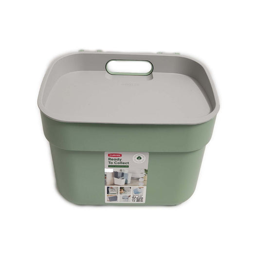 PATTUMIERA CURVER READY VERDE / GRIGIO LT. 5 CON FERMA BUSTA