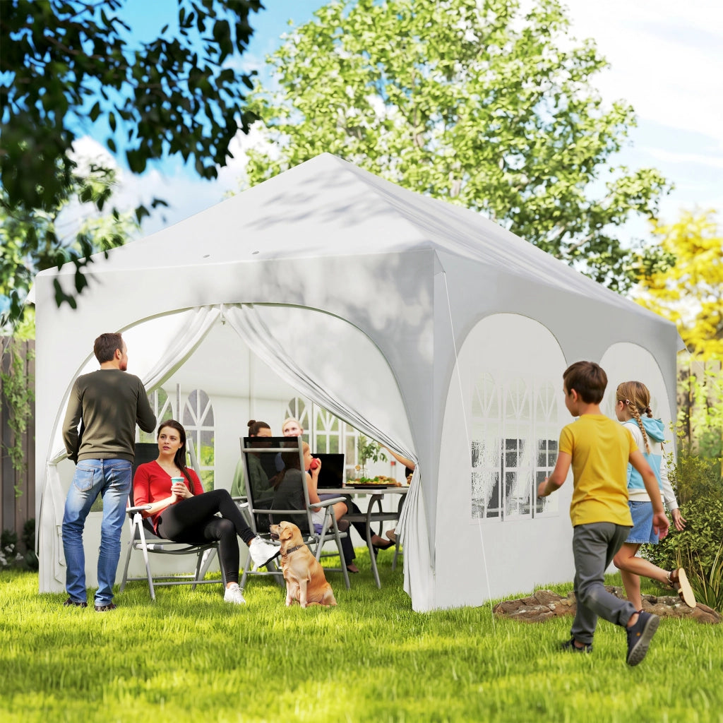 Tenda da Giardino Pieghevole ¨C Zephmum ¨C Grigio 6x3 m
