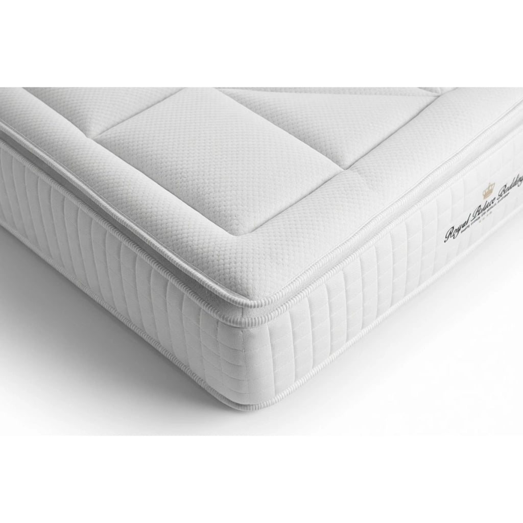 Pacchetto letto completo - Materasso 200x200cm + Box spring con doghe (kit) + 2 cuscini + Piumino - George V