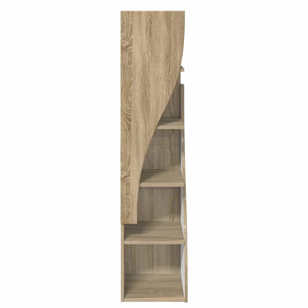Mobile angolare Rovere Sonoma 32x32x140cm Legno multistrato 889877