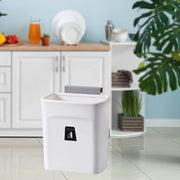 Contenitore di Rifiuti con Coperchio per Cucina e Bagno - Sospeso alle Porte del Mobile