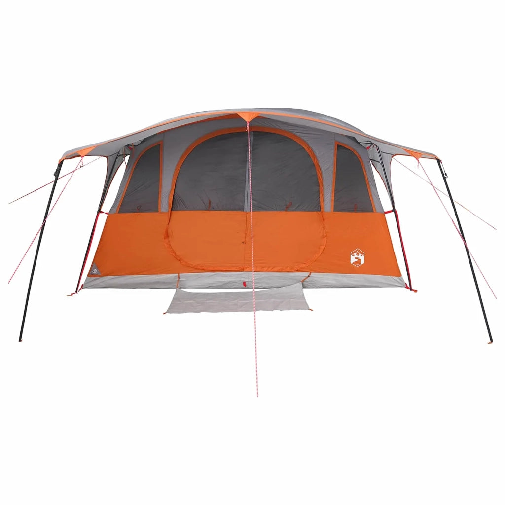 Tenda a tunnel con tetto Grigio e arancione 427 x 305 x 205 cm 42028671