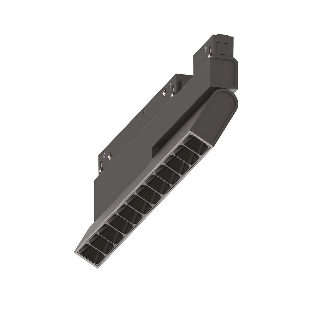 Sistema Magnetico Flessibile Ego Alluminio Nero 1 Luce 13W 3000K Dali Luce Calda