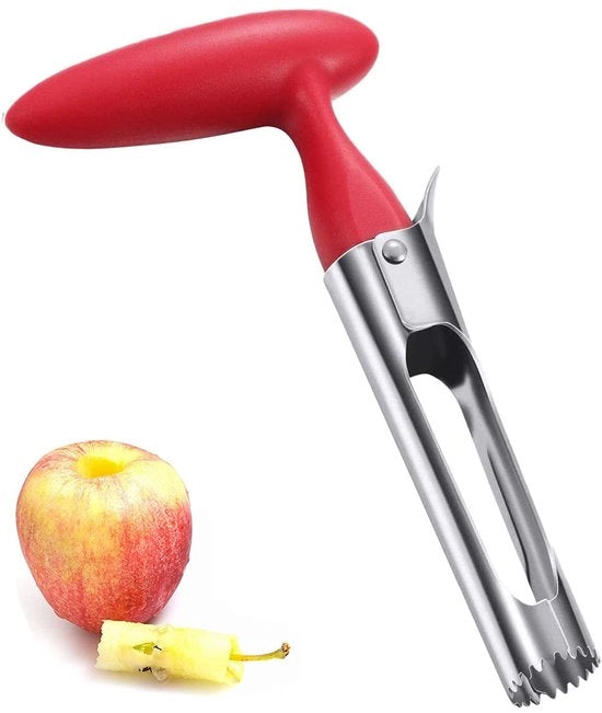 Strumento per la rimozione del core - Manico ergonomico - Adatto per mele/pere - Realizzato in ABS resistente - Dimensioni 18x9.8x2.3 cm - Boor per frutta