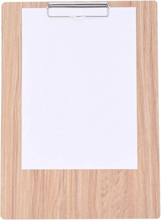 Tavolo di disegno in legno 8K - Tavolo di disegno leggero con clip metallico - Banchetto per studenti - Ideale per la classe
