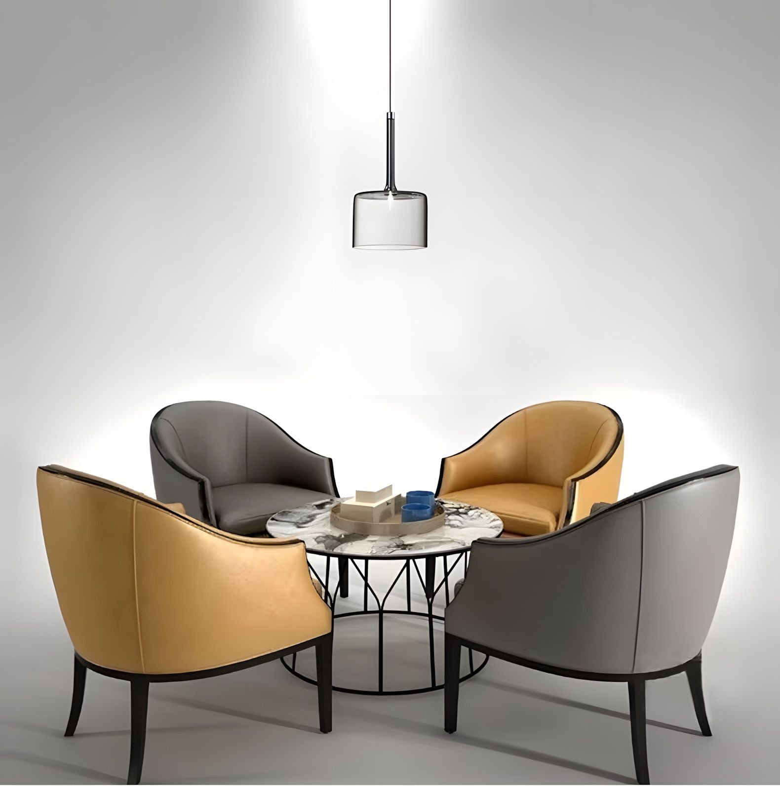 Lampada Da Soffitto APP1701-1CP Grey A