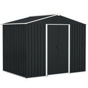 Capanno da Giardino ¨C Zephmum ¨C Grigio Scuro Acciaio 236x174x190cm