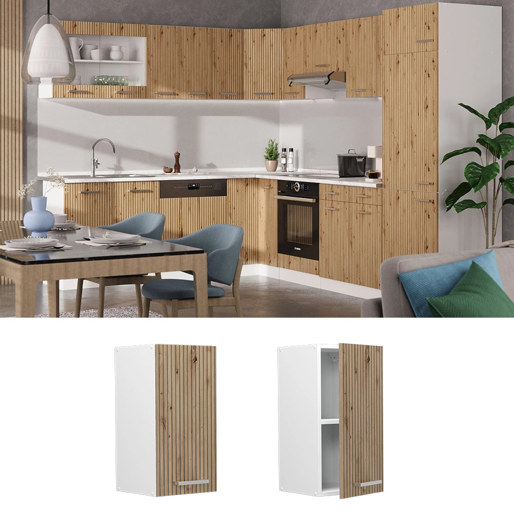 Vicco Pensile da cucina Rovere artigianale 30 cm