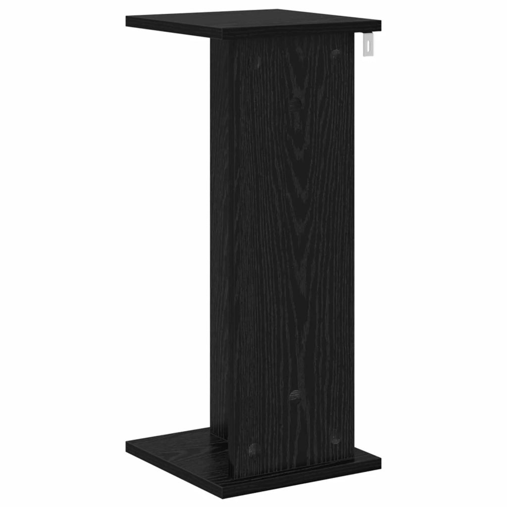 Supporto per piante 2 pz Rovere Nero 25 x 25,5 x 60,5 cm 899661