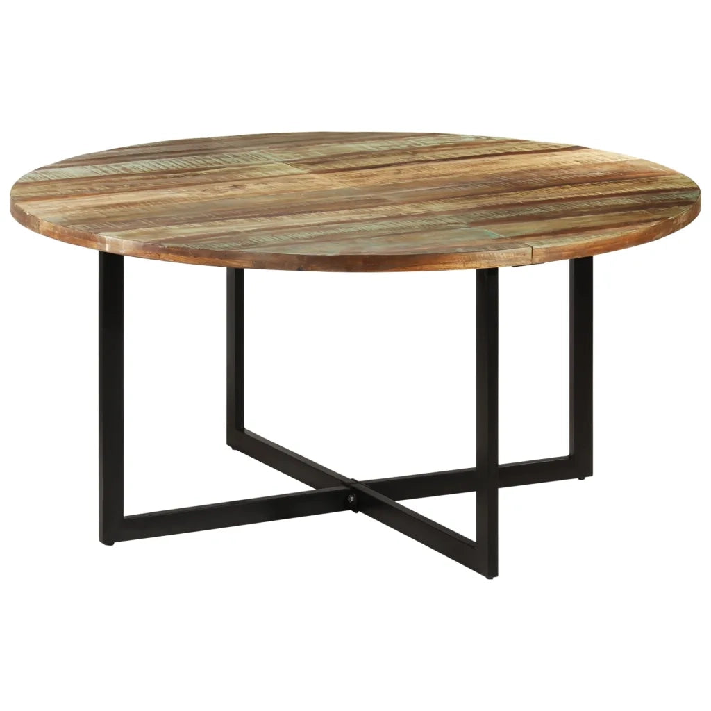 Tavolo da Pranzo 150x75 cm in Legno Massello di Recupero cod mxl 24332