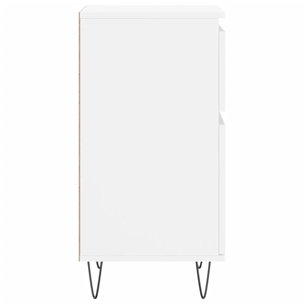 Buffet credenza cassettiera mobiletto mobile contenitore organizer per cucina soggiorno salotto 40 x 35 x 70 cm legno ingegnerizzato bianco 02_0030298