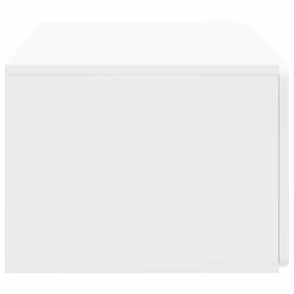 Mobile Porta TV da Muro 59,5 x 41 x 30 cm Bianco Lucido 898339