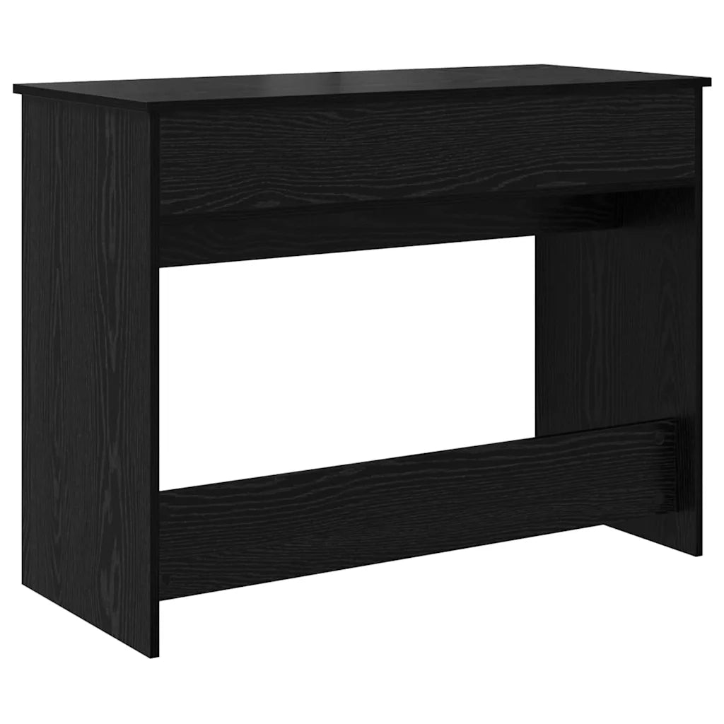 Tavolo per Cosmetici con cassetto Rovere Nero 100 x 45 x 76 cm 871671