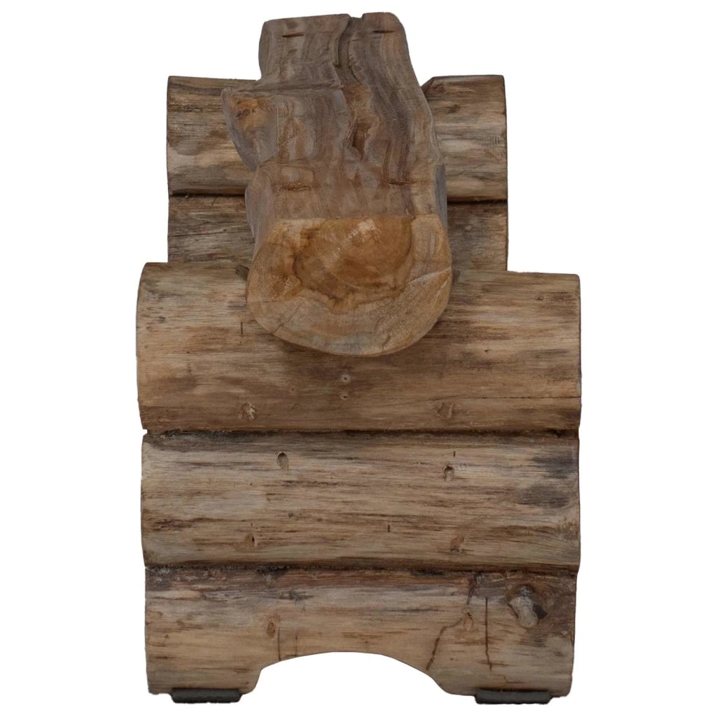 panchina Naturale 110 x 30 x 34 cm Legno di teak solido 42012361