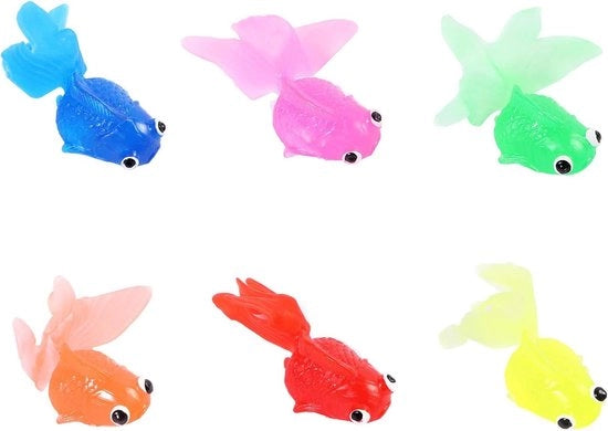 Decorazioni per acquario artificiali da 7 pezzi - Delfino galleggiante morbido per attività ludiche per bambini feste di intrattenimento genitori-bambino