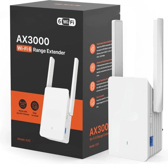 Ricevitore Wi-Fi - Booster Wi-Fi - Ripetitore - Estensore di Rete - Amplificatore di Segnale
