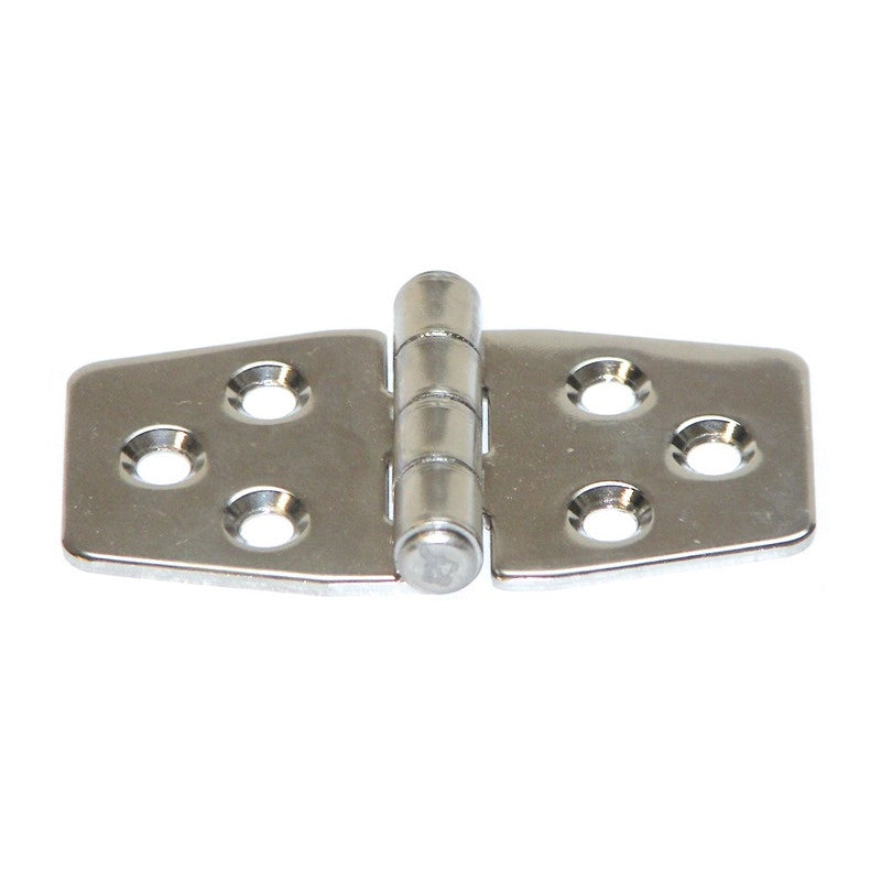 CERNIERA INOX ESAGONALE mm. 84x37 spessore mm. 2