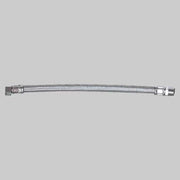 FLESSIBILE IN ACCIAIO INOX 3/8 M X 3/8 F  cm 20     MADE IN ITALY